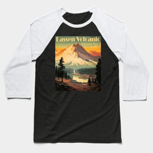 Lassen Volcanic National Park Baseball T-Shirt